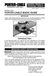 Porter-Cable 5043 User's Manual