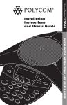 Polycom SOUNDSTATION IP3000 User's Manual