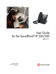 Polycom SoundPoint IP 320 User's Manual