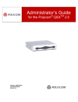 Polycom QSX 3725-22370-001/B User's Manual