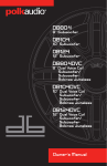 Polk Audio DB804 User's Manual