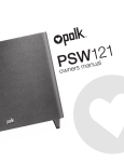 Polk Audio Speaker PSW121 User's Manual