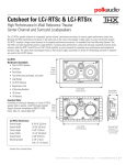 Polk Audio LCI-RTSFX User's Manual