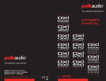 Polk Audio DXI1000 User's Manual