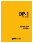 Polk Audio DP-1 User's Manual