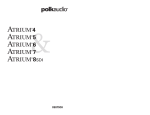 Polk Audio Atrium4 Owner's Manual