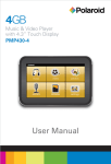 Polaroid PMP430-4 User's Manual