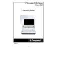 Polaroid PDV-0700K User's Manual