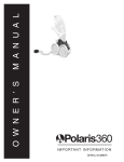 Polaris Vac-Sweep 360 User's Manual
