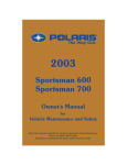 Polaris 700 User's Manual