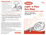 Playskool Light 'n Play Key Ring 556 User's Manual