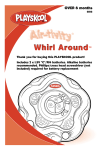 Playskool Air-tivity Whirl Around 6186 User's Manual