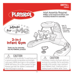 Playskool 2-in-1 User's Manual