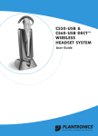 Plantronics CS50-USB User's Manual