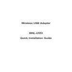 Planet Technology WNL-U553 User's Manual
