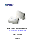 Planet Technology VIP-157S User's Manual