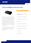 Planet Technology SW-502 User's Manual