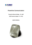 Planet Technology PL-104E User's Manual