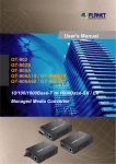 Planet Technology GT-902 User's Manual