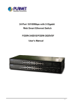Planet Technology FGSW-2402VS User's Manual