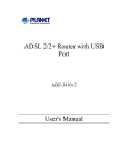 Planet Technology ADE-3410v2 User's Manual