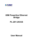 Planet Technology 85M User's Manual