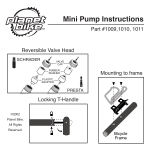 Planet Bike 1009 User's Manual