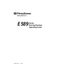 Pitney Bowes E589 User's Manual