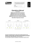 Pitco Frialator B2005302 User's Manual