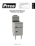 Pitco Frialator VF35 User's Manual