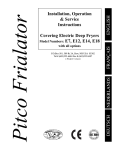 Pitco Frialator E14 User's Manual