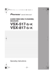 Pioneer VSX-517-S/-K User's Manual