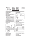 Pioneer S-H810V-W User's Manual