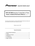 Pioneer PDP-427CMX User's Manual