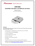 Pioneer DVR-K06 User's Manual
