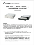 Pioneer DVR-110D User's Manual
