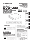 Pioneer DVD-U02 User's Manual