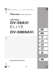 Pioneer DV-S969AVi User's Manual