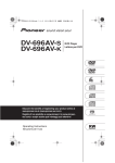 Pioneer DV-696AV-K User's Manual