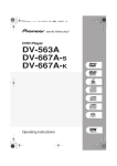 Pioneer DV-563A User's Manual