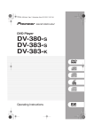Pioneer DV-383-K User's Manual