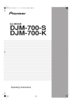 Pioneer DJM-700-S User's Manual