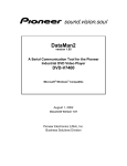 Pioneer DataMan2 DVD-V7400 User's Manual
