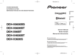 Pioneer DEH-X6600BT User's Manual