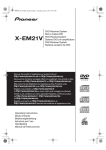 Pioneer X-EM21V User's Manual