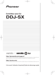 Pioneer Car Stereo System DDJ-SX User's Manual