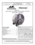 Pinnacle Products International PROTEMP BCB-48-BDF User's Manual