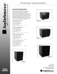 Phoenix Gold Speaker SW 15 User's Manual