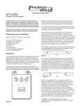 Phoenix Gold Speaker ATCLCR6 User's Manual