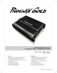 Phoenix Gold R500.1 User's Manual